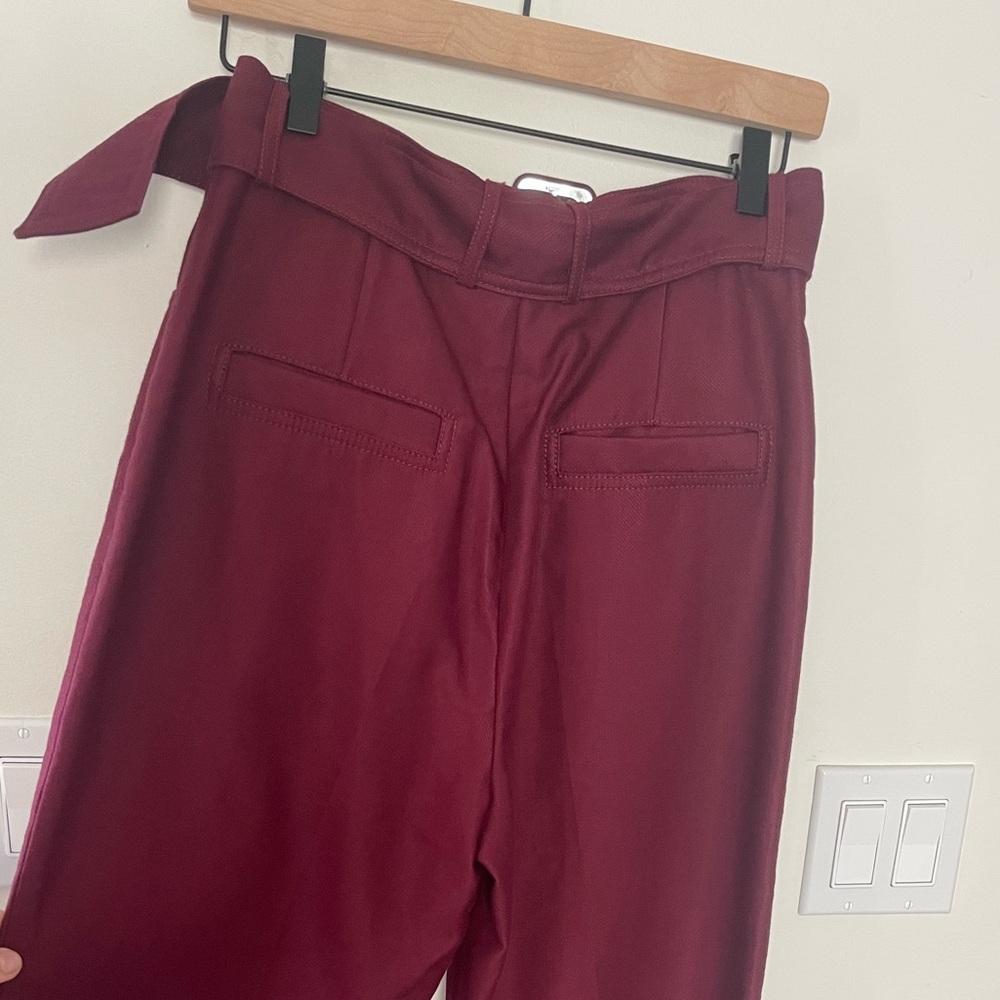 Sandro Pants In The Color Ruby - image 4